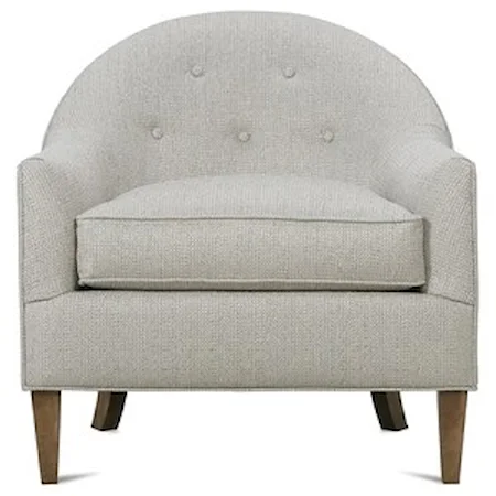 Contemporary Accent Chair with Tufted Back